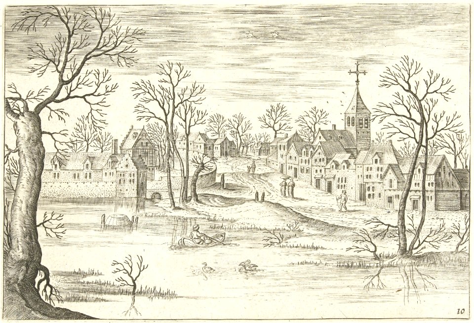 Adriaen Collaert, Jacob Grimmer - Landscape with a lake