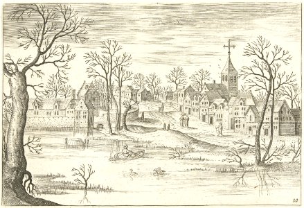 Adriaen Collaert, Jacob Grimmer - Landscape with a lake