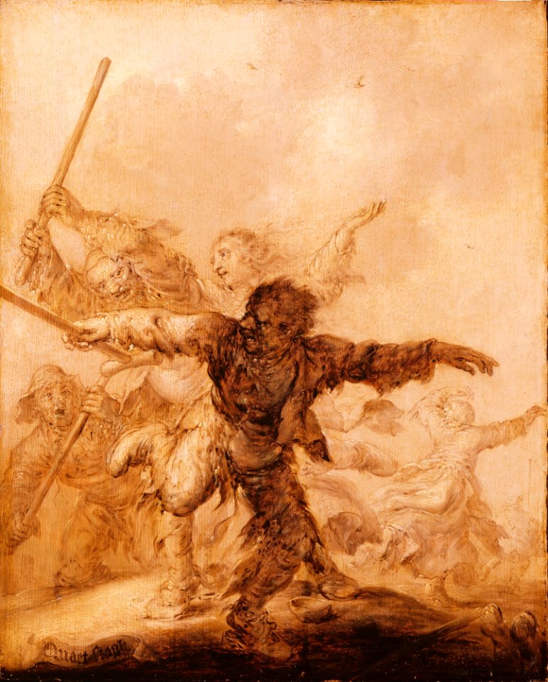 Adriaen Pietersz van de Venne - Angry Blows - 1986.19 - Detroit Institute of Arts