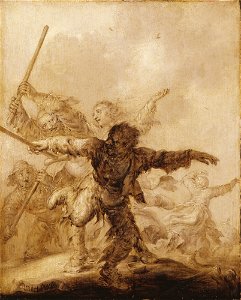 Adriaen Pietersz van de Venne - Angry Blows - 1986.19 - Detroit Institute of Arts