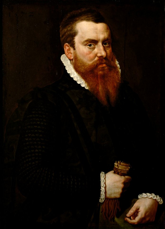 Adriaen Thomas Key - Bildnis eines Mannes mit rotblondem Bart - GG 3679 - Kunsthistorisches Museum