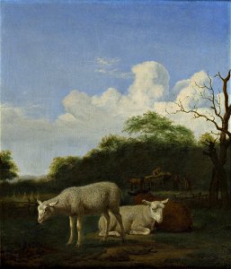 Adriaen van de Velde - Three Sheep 0058NMK