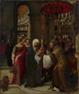 Adriaen Isenbrant - Darbringung Christi im Tempel - 1404 - Bavarian State Painting Collections. Free illustration for personal and commercial use.