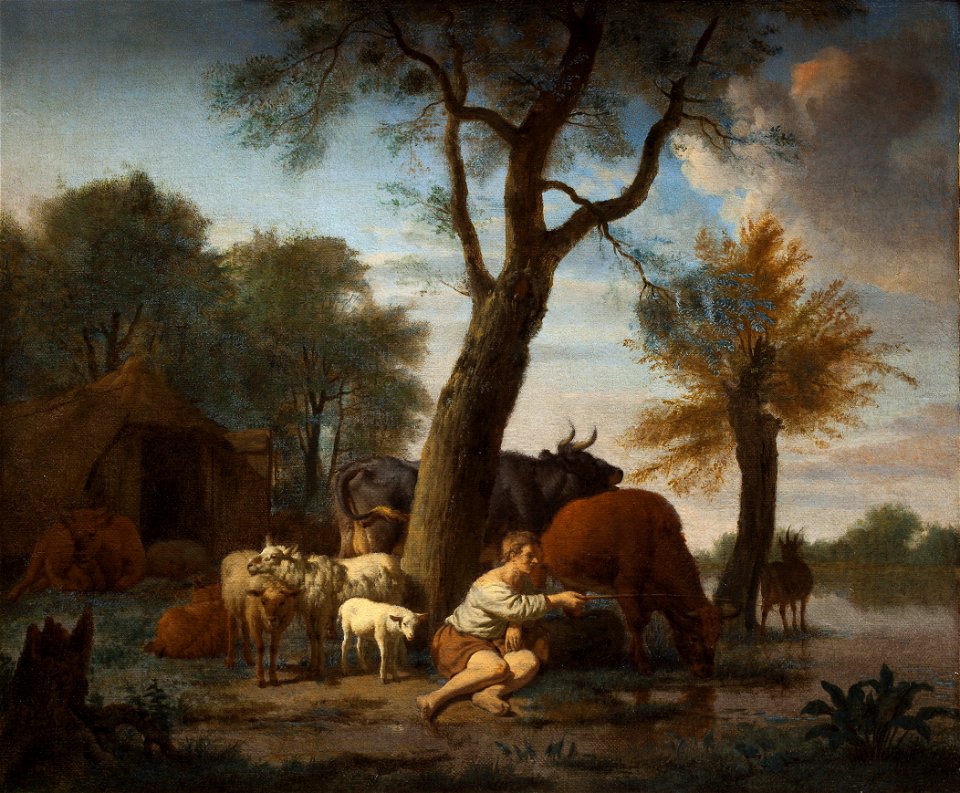 Adriaen van de Velde Fishing Shepherd 0059NMK