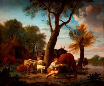Adriaen van de Velde Fishing Shepherd 0059NMK