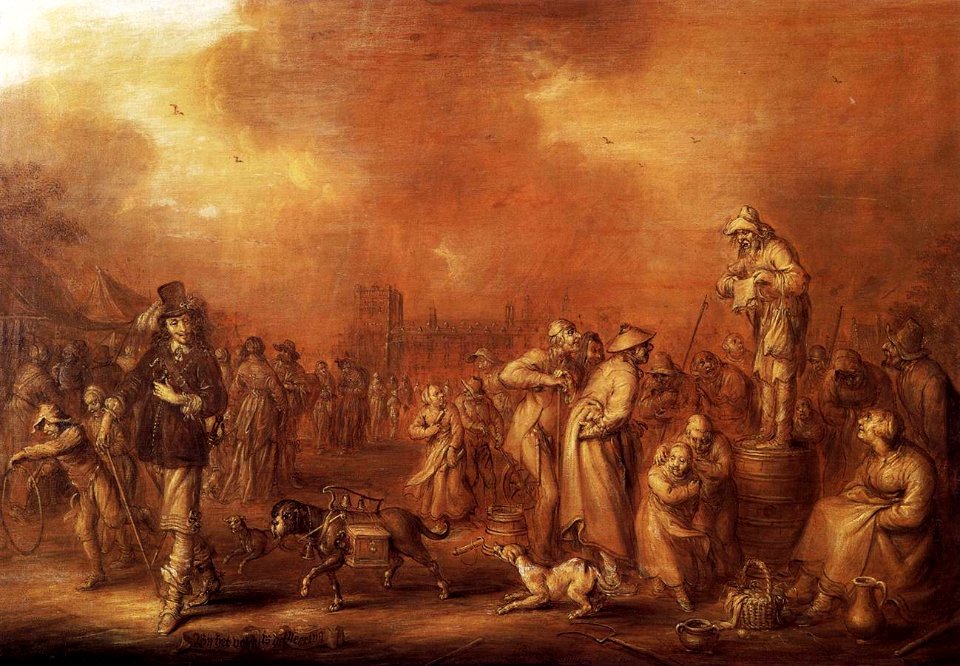 Adriaen Pietersz. van de Venne - Where There Are People Money May Be Made - WGA24557