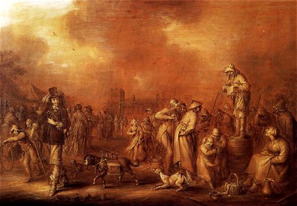 Adriaen Pietersz. van de Venne - Where There Are People Money May Be Made - WGA24557