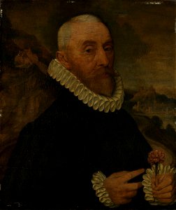 Adriaen van Cronenburg - Man with a Carnation - NG.M.00406 - National Museum of Art, Architecture and Design