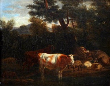 Adriaen van de Velde (1636-1672) - Cattle and Herdsman - EU0743 - The Torrie Collection