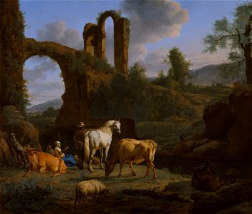 Adriaen van de Velde - Pastoral Landscape with Ruins - 1894.1024 - Art Institute of Chicago
