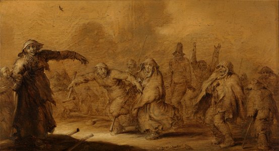 Adriaen van de Venne - Arme Weelde - 1896 (OK) - Museum Boijmans Van Beuningen