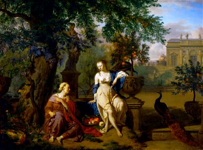 Adriaen van de Velde - Vertumnus and Pomona