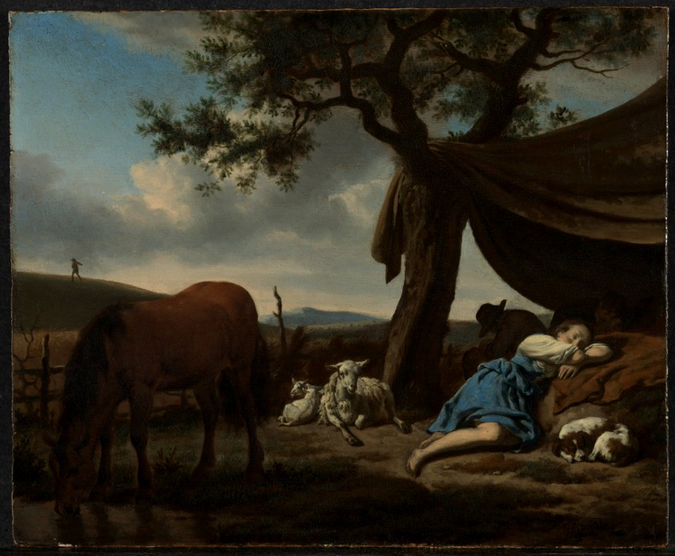 Adriaen van de Velde - Sleeping Shepherds - 1966.12 - Cleveland Museum of Art