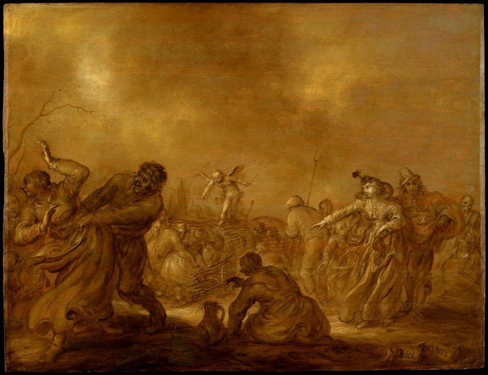 Adriaen van de Venne - Lief om Leet (Love Leads to Suffering) - 2004.109 - Fogg Museum