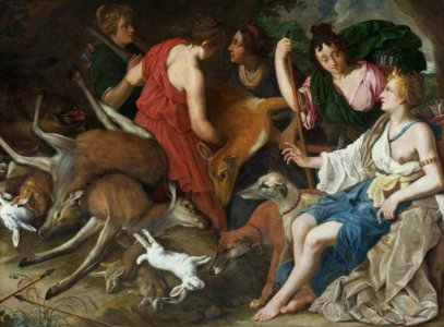 Adriaen van Nieulandt the younger (1587-1658) - Diana with Nymphs - 1139668 - National Trust