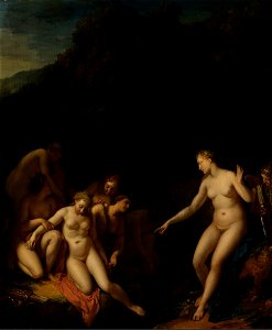 Adriaen van der Werff - Diana ontdekt de misstap van Callisto - 2535 (OK) - Museum Boijmans Van Beuningen