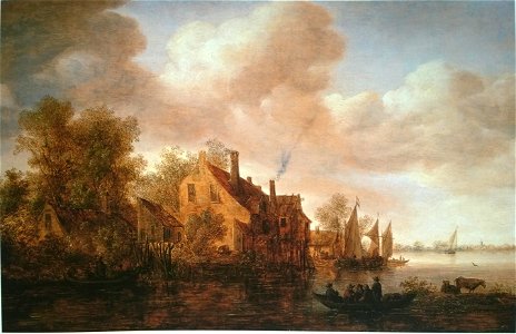 Adriaen van der Cabel - River Landscape