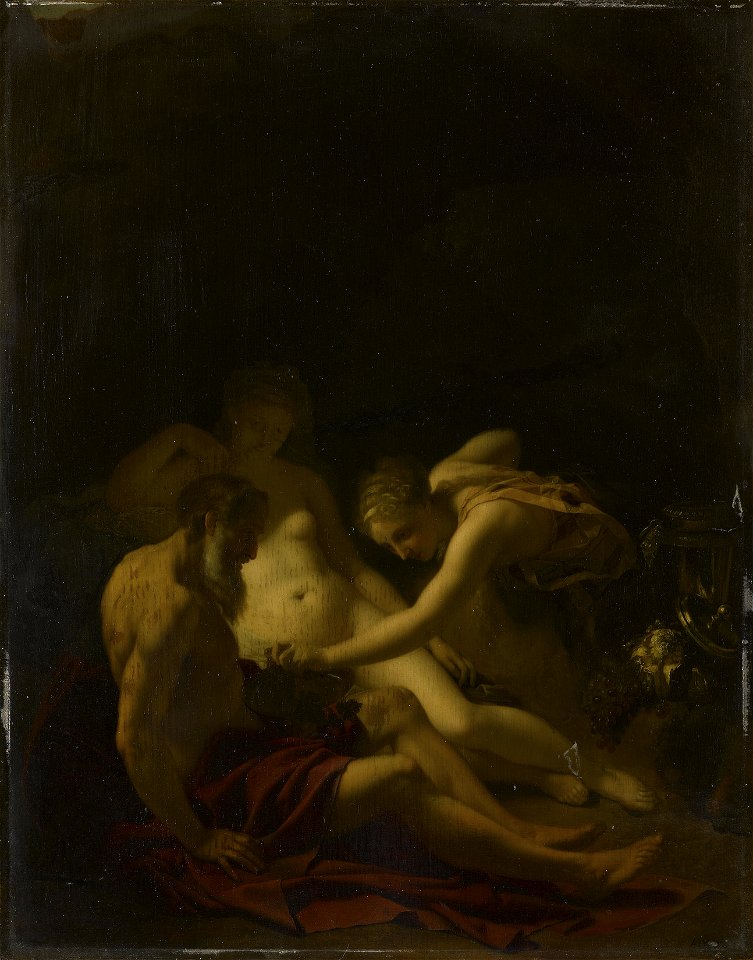 Adriaen van der Werff (Kralingen 1659-Rotterdam 1722) - Lot and his Daughters - RCIN 406627 - Royal Collection