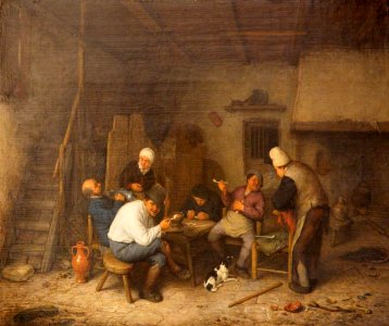 Adriaen van Ostade (1610-1685) - Interior of an Inn - 810135 - National Trust