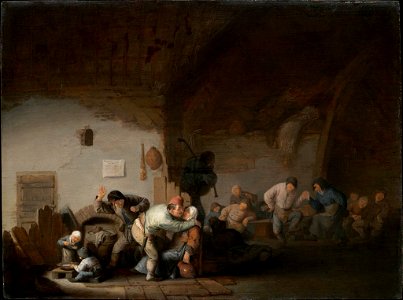 Adriaen van Ostade - Peasants Merrymaking - 45.735 - Museum of Fine Arts