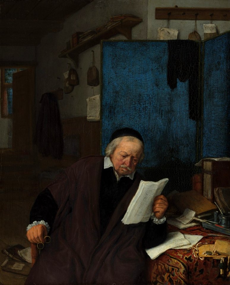 Adriaen van Ostade - A Lawyer in His Study, BvB1637(OK)