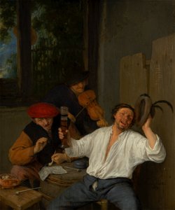 Adriaen van Ostade - The Merry Drinkers - 807 - Mauritshuis