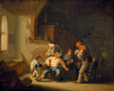 Adriaen van Ostade - Dorfbarbier - GG 748 - Kunsthistorisches Museum