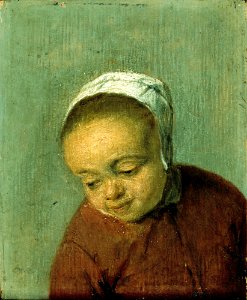 Adriaen van Ostade - Head of a Girl - 35.114 - Detroit Institute of Arts