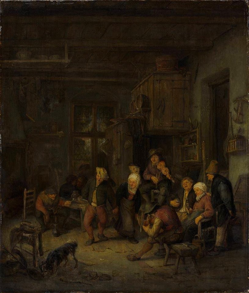 Adriaen van Ostade - Lustige Bauerngesellschaft - 567 - Bavarian State Painting Collections