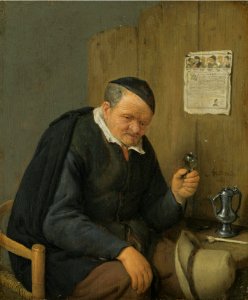 Adriaen van Ostade - Old Man with a Wine Glass L07033-11-lr-1