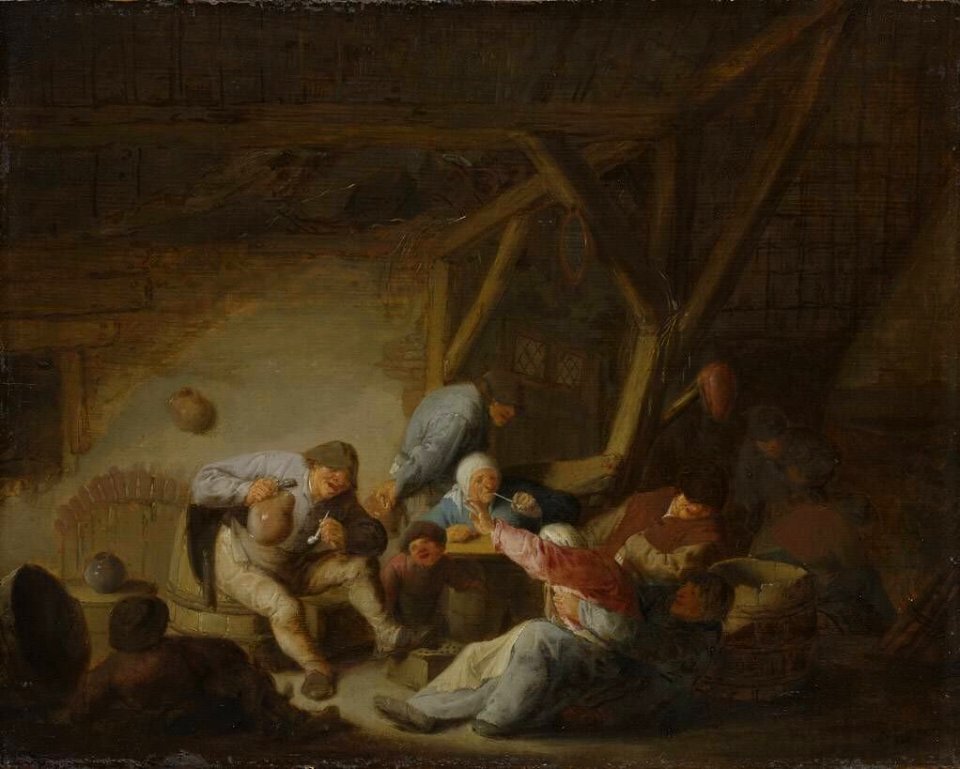 Adriaen van Ostade - Bauernstube - 133 - Bavarian State Painting Collections