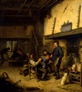 Adriaen van Ostade - Peasants in an Inn NTIV POLY 29822