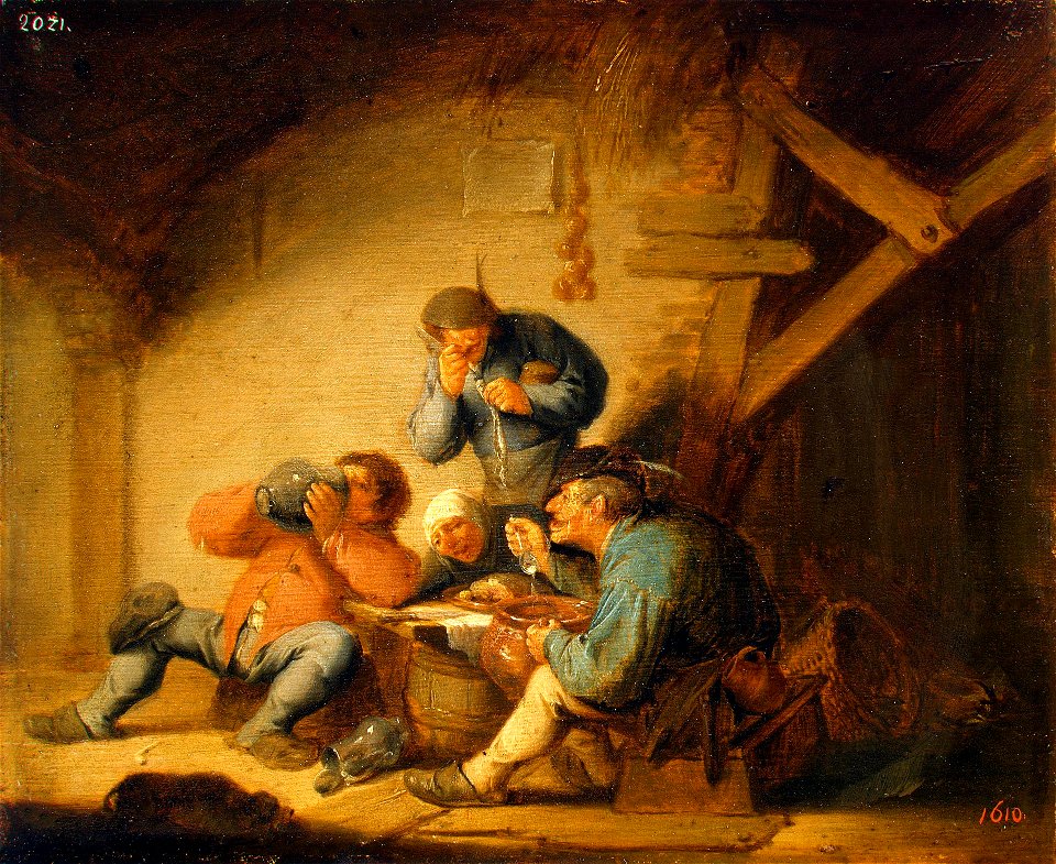 Adriaen van Ostade - Sense of Taste