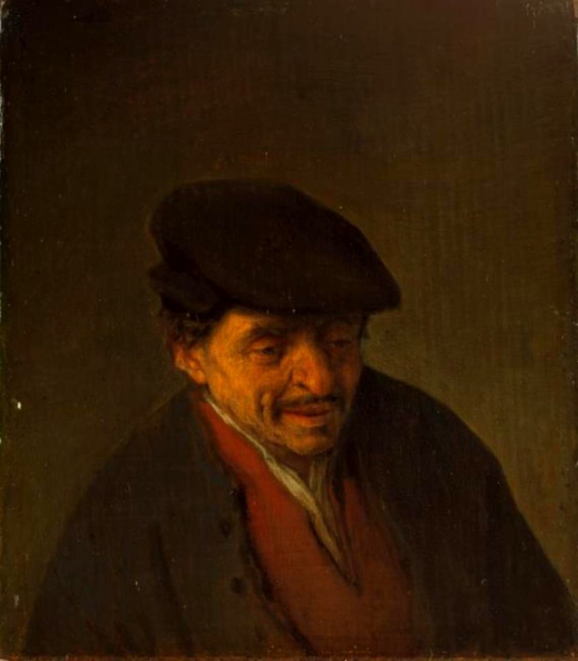 Adriaen van Ostade - Nadenkende oude boer - G 2389 - Staatliches Museum Schwerin