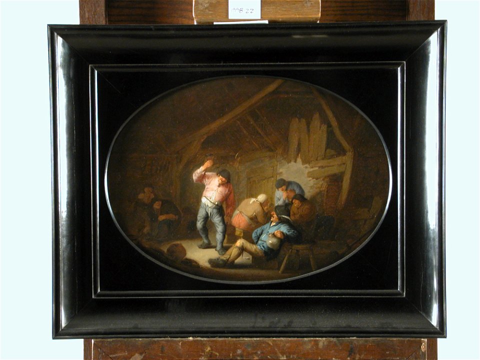 Adriaen van Ostade - Peasants in a Rustic Interior - 1998.22 - Detroit Institute of Arts