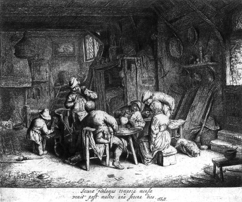 Adriaen van Ostade - The Breakfast - WGA16754