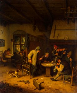Adriaen van Ostade - Peasants in a Tavern with a Fiddler