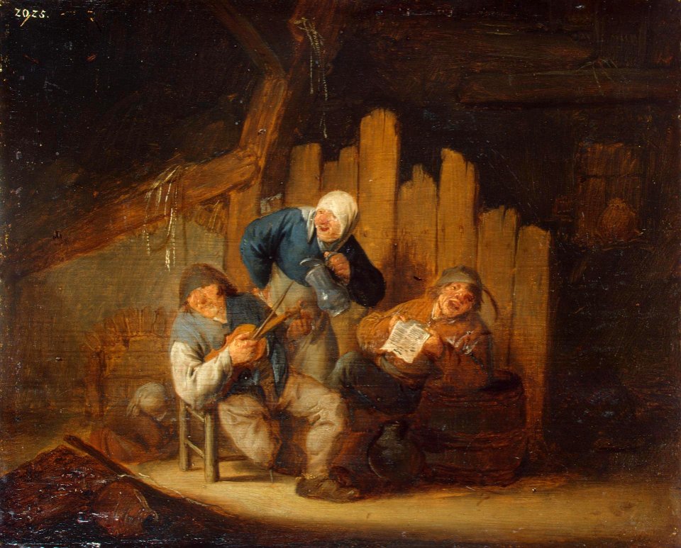 Adriaen van Ostade - Sense of Hearing