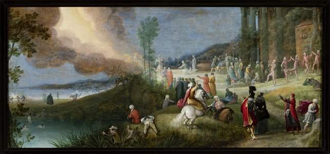 Adriaen van Stalbemt - Offering scene - M.Ob.1325 MNW - National Museum in Warsaw
