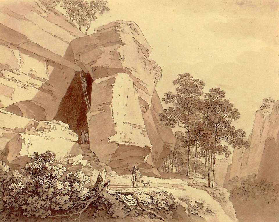 Adrian Zingg, Raubstein, um 1790
