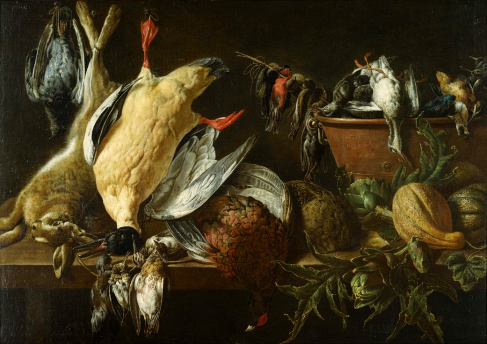 Adriaen van Utrecht - Still Life with Games and Vegetables - Google Art Project