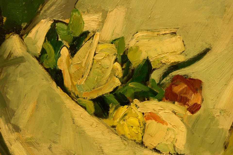 Adrien Bas - Bouquet - huile sur contreplaqué (1920-1925) 02
