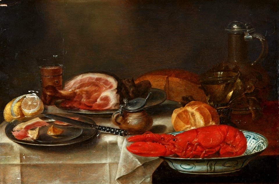 Alexander Adriaenssen - Still life with lobster