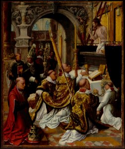 Adriaen Ysenbrandt - The Mass of Saint Gregory the Great - 69.PB.11 - J. Paul Getty Museum