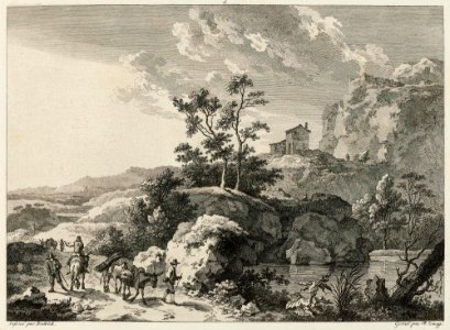 Adrian Zingg - Italienische Landschaft