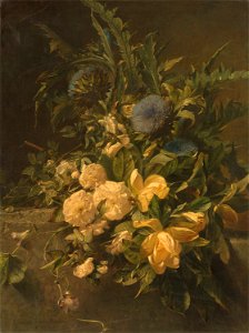 Adriana Johanna Haanen - Artisjokken, rozen en magnolia's - SA 227 - Amsterdam Museum