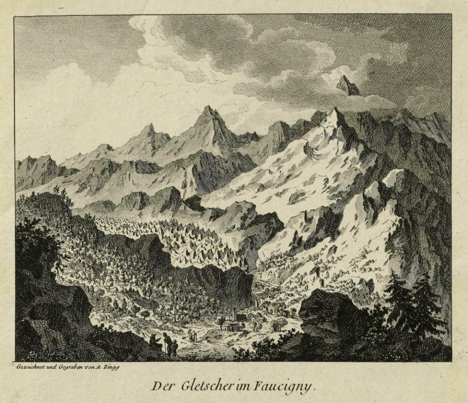 Adrian Zingg - Der Gletscher im Faucigny