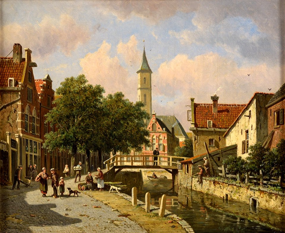 Adrianus Eversen Ansicht von Amersfoort