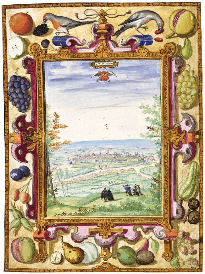 Adrien de Montigny, Vue de Valenciennes (Albums de Croÿ)