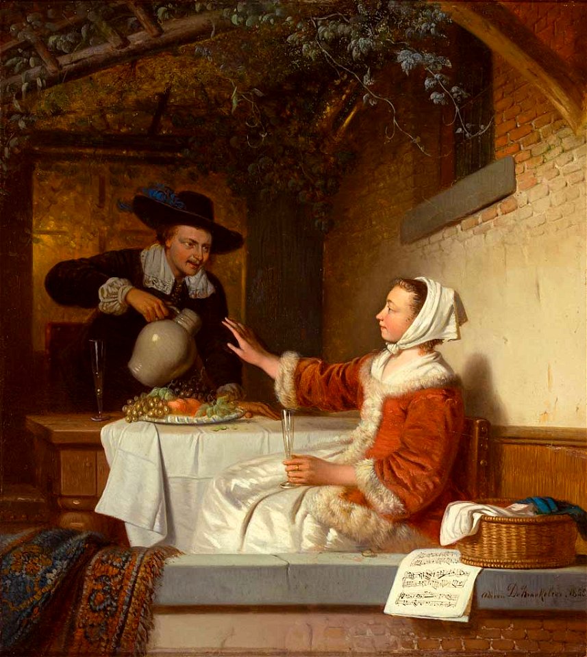 Adrien F de Braekeleer Genreszene 1855